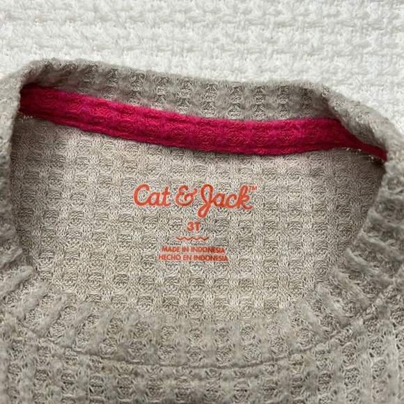Cat & Jack Sweater and Thermal Top Girls Size 3T - Picture 7 of 9